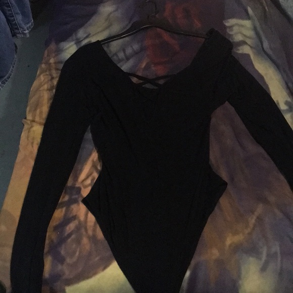 SOLD: Lace Up Bodysuit - Picture 4 of 4